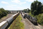 NS 4160 and 3602 lead train 15T out of Enola yard